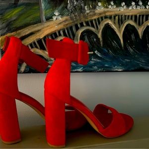 Red Chunky Shoes